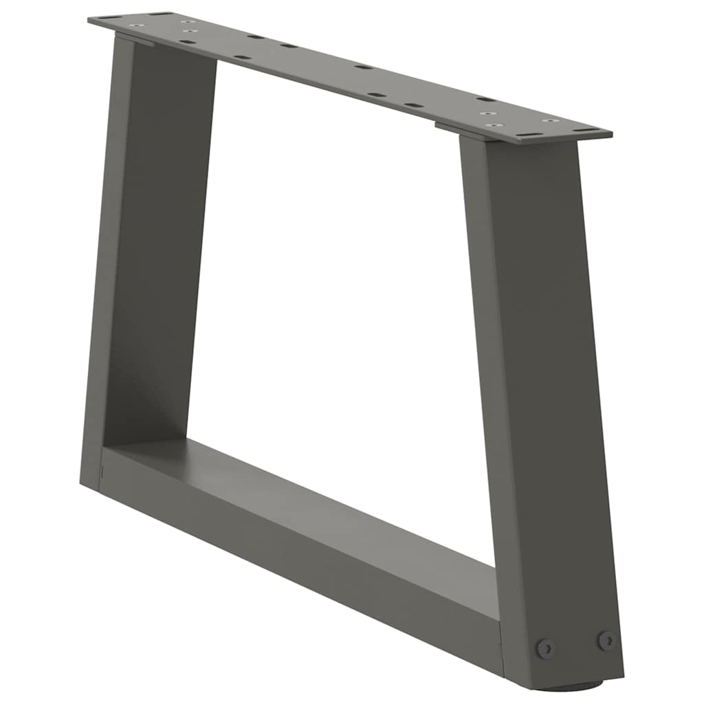 Noge za klub stolić V-oblika 2 kom antracit 70 x (30-31,3) cm čelik