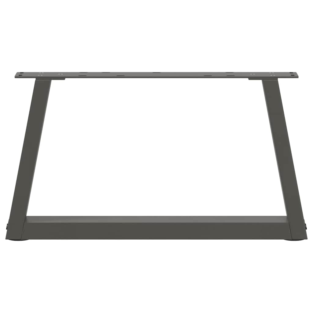 Noge za klub stolić V-oblika 2 kom antracit 70 x (30-31,3) cm čelik