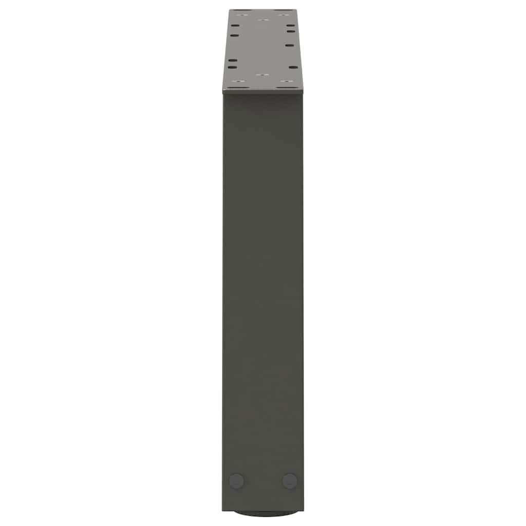 Noge za klub stolić V-oblika 2 kom antracit 70 x (30-31,3) cm čelik