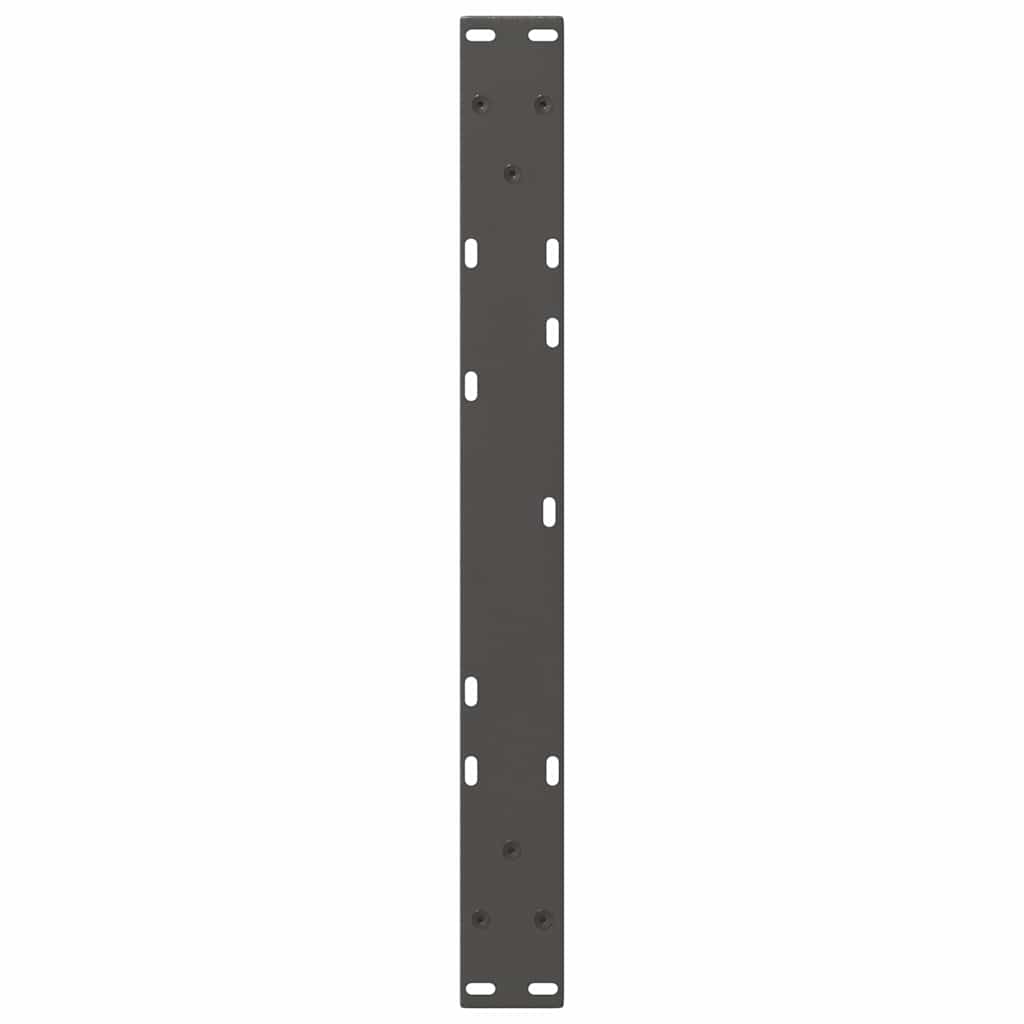 Noge za klub stolić V-oblika 2 kom antracit 70 x (30-31,3) cm čelik