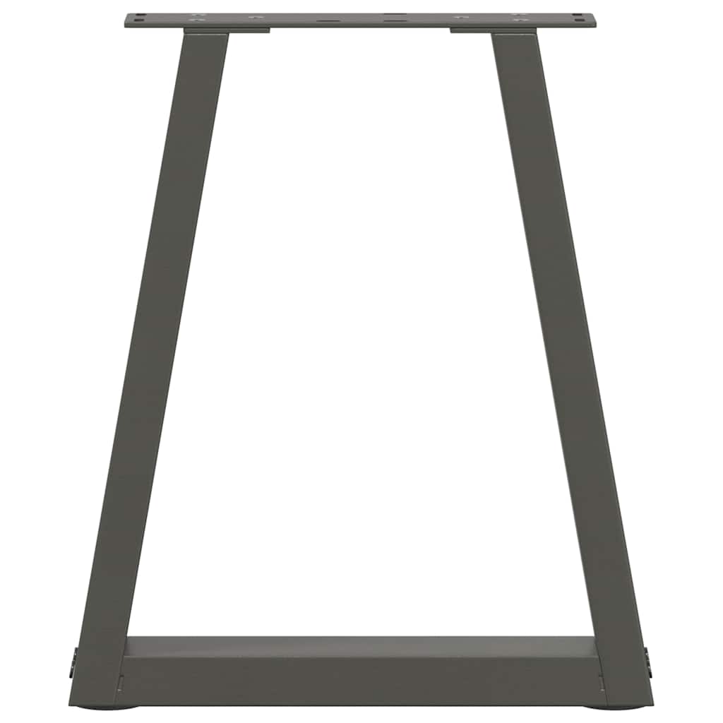 Noge za klub stolić V-oblika 2 kom antracit 28 x (42-43,3) cm čelik
