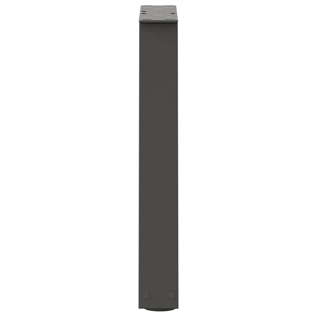 Noge za klub stolić V-oblika 2 kom antracit 28 x (42-43,3) cm čelik
