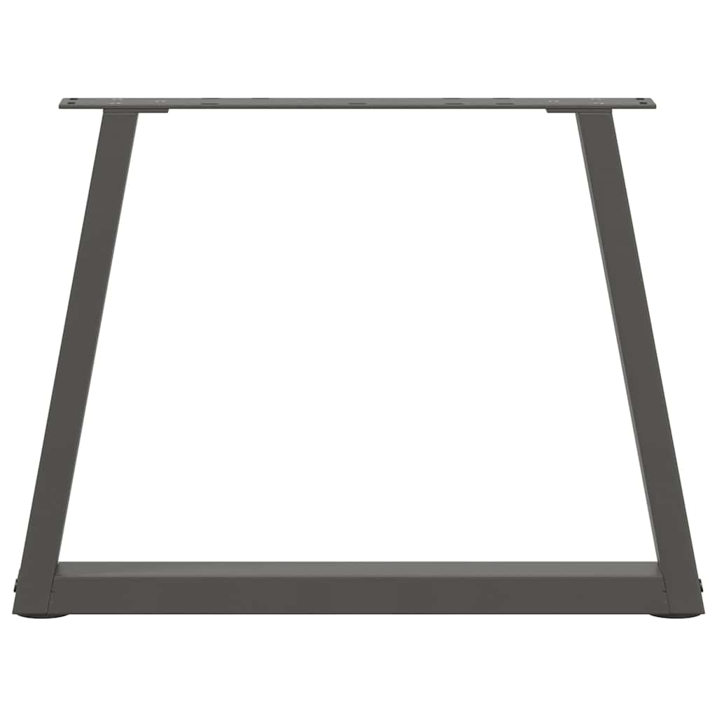 Noge za klub stolić V-oblika 2 kom antracit 60 x (42-43,3) cm čelik