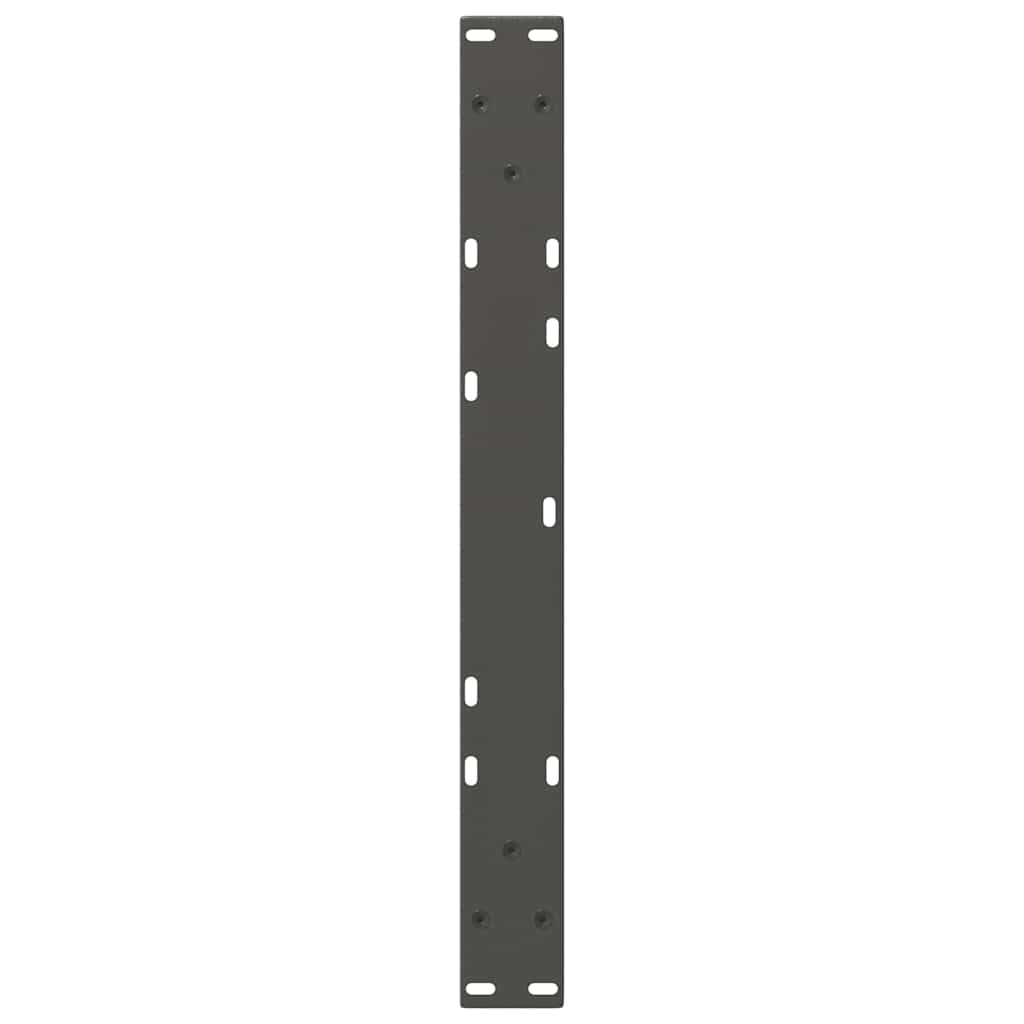 Noge za klub stolić V-oblika 2 kom antracit 60 x (42-43,3) cm čelik