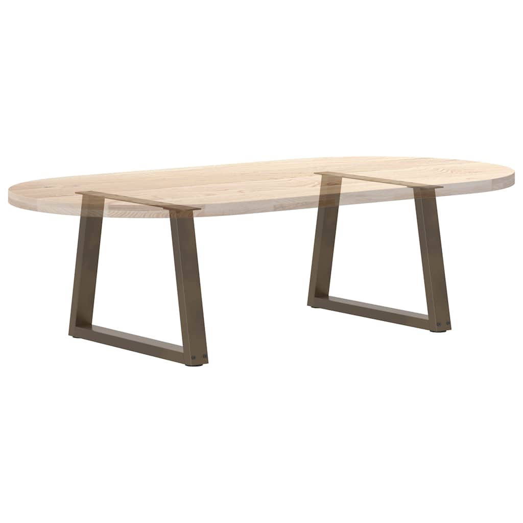Noge za klub stolić V-oblik 2 kom Prirodni čelik 60 x (42-43,3) cm Čelik