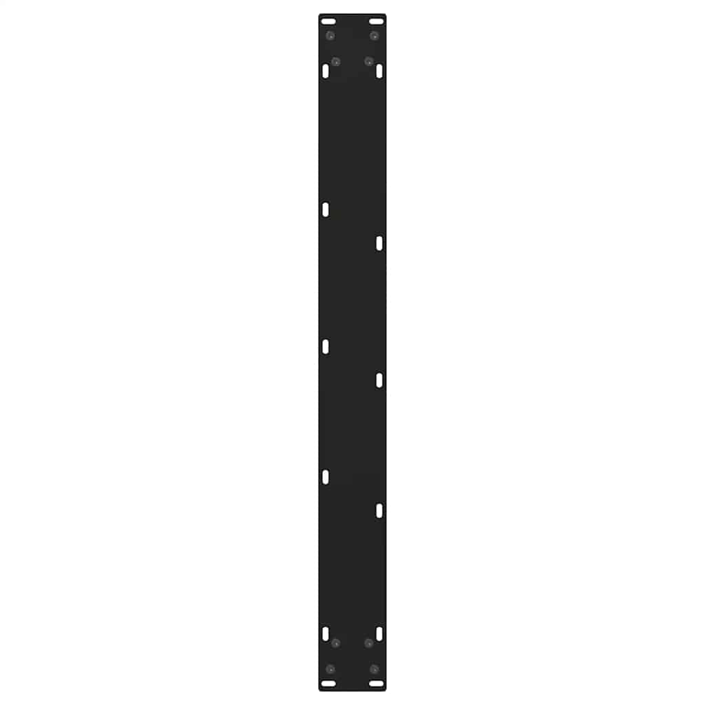 Noge za blagovaonski stol V-oblika 2 kom Crne 70 x (72-73,3) cm Čelik