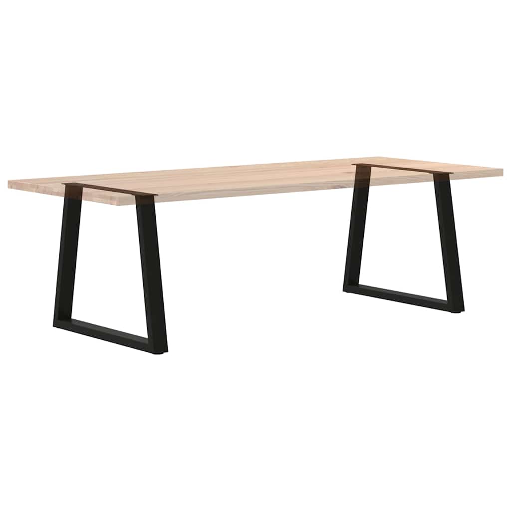 Noge za blagovaonski stol V-oblika 2 kom Crne 70 x (72-73,3) cm Čelik