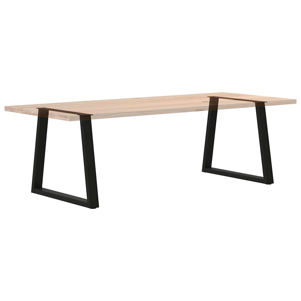 Noge za blagovaonski stol V-oblika 2 kom Crne 80 x (72-73,3) cm Čelik