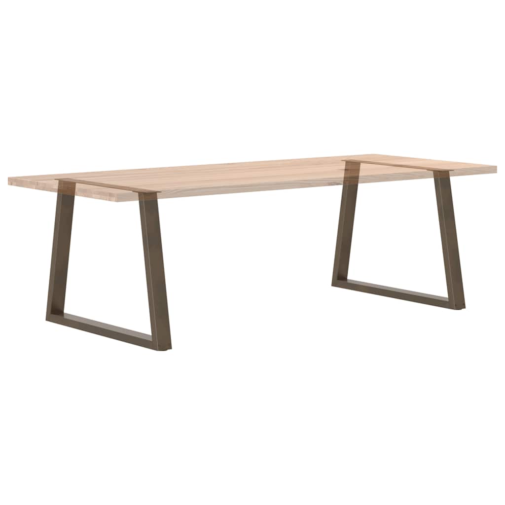 Noge za blagovaonski stol V-oblik 2 kom Prirodni čelik 90 x (72-73,3) cm Čelik