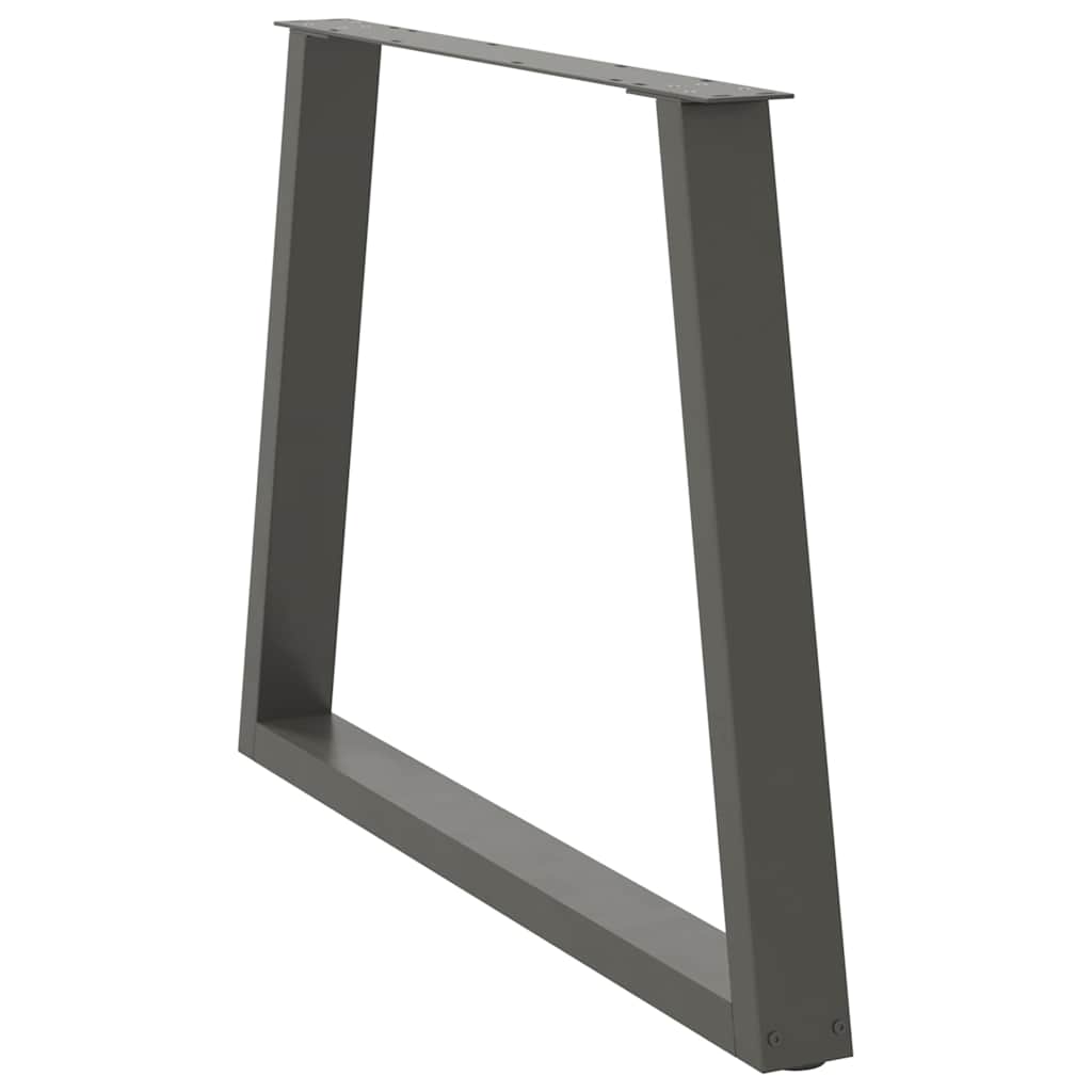 Noge za blagovaonski stol V-oblika 2 kom antracit 100 x (72-73,3) cm čelik