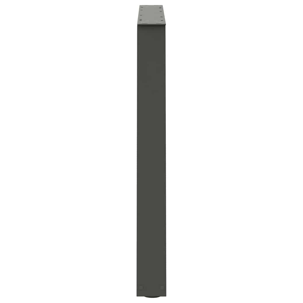 Noge za blagovaonski stol V-oblika 2 kom antracit 100 x (72-73,3) cm čelik