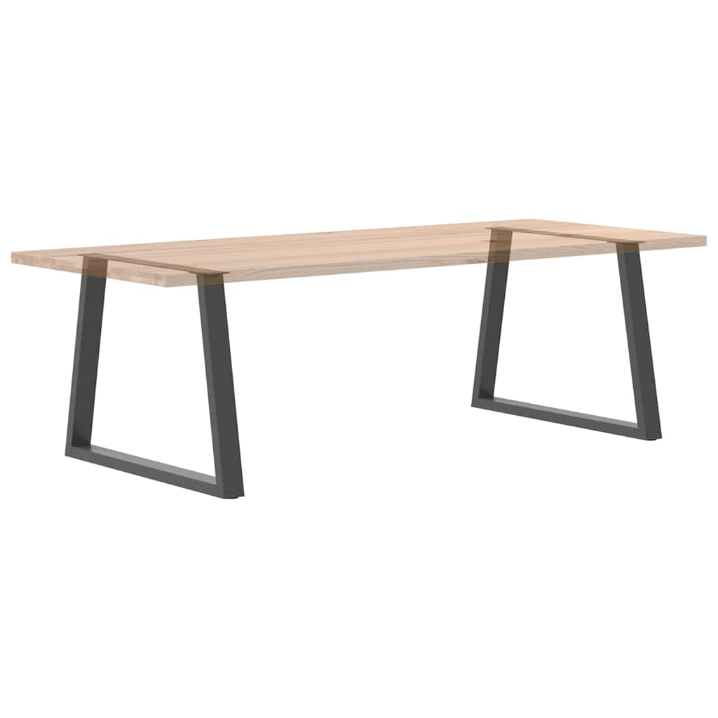 Noge za blagovaonski stol V-oblika 2 kom antracit 100 x (72-73,3) cm čelik