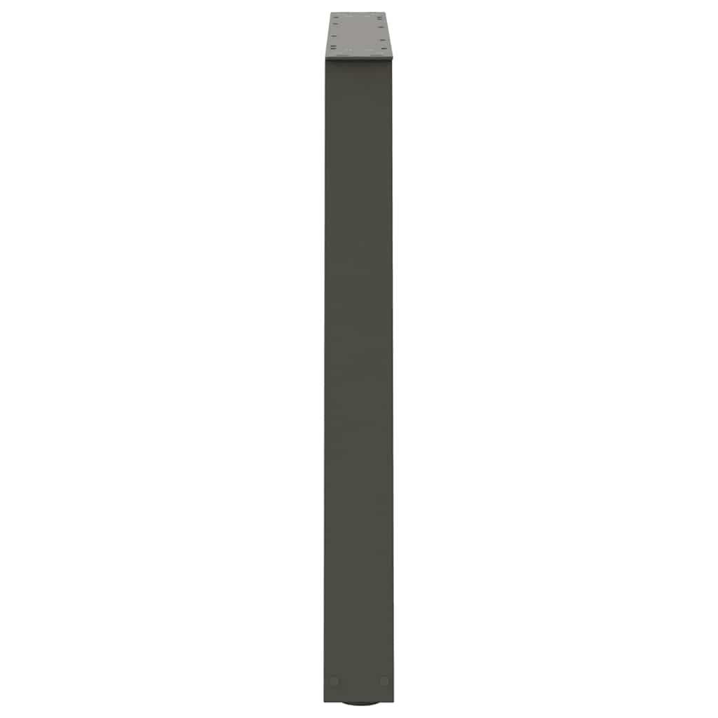 Noge za blagovaonski stol V-oblik 3 kom antracit 100 x (72-73,3) cm čelik