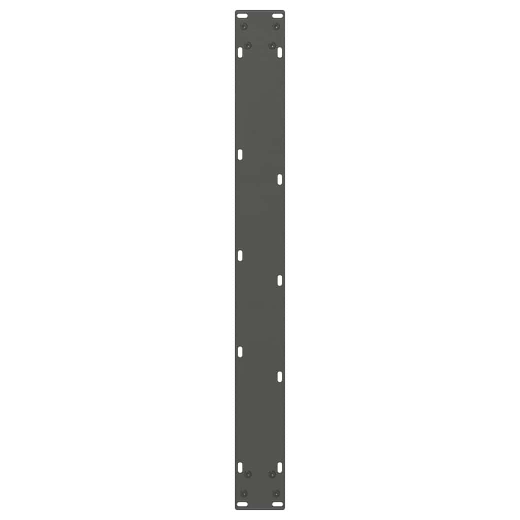 Noge za blagovaonski stol V-oblik 3 kom antracit 100 x (72-73,3) cm čelik
