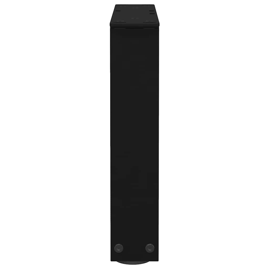 Noge za klub stolić V-oblika 2 kom Crne 40 x (30-31,3) cm Čelik