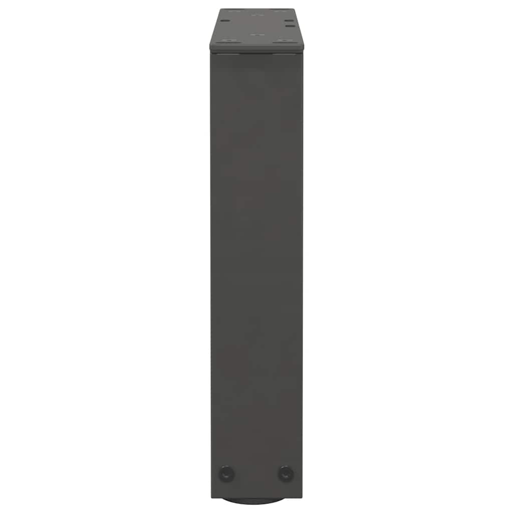 Noge za klub stolić V-oblika 2 kom antracit 40 x (30-31,3) cm čelik