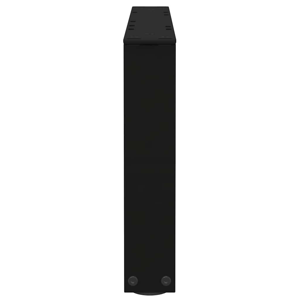 Noge za klub stolić V-oblika 2 kom Crne 50 x (30-31,3) cm Čelik