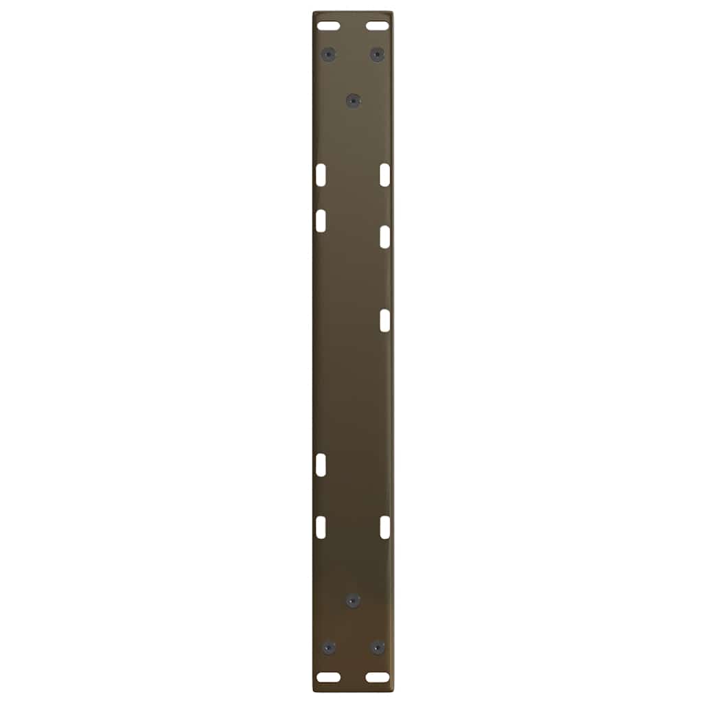 Noge za klub stolić V-oblik 2 kom Prirodni čelik 60 x (30-31,3) cm Čelik