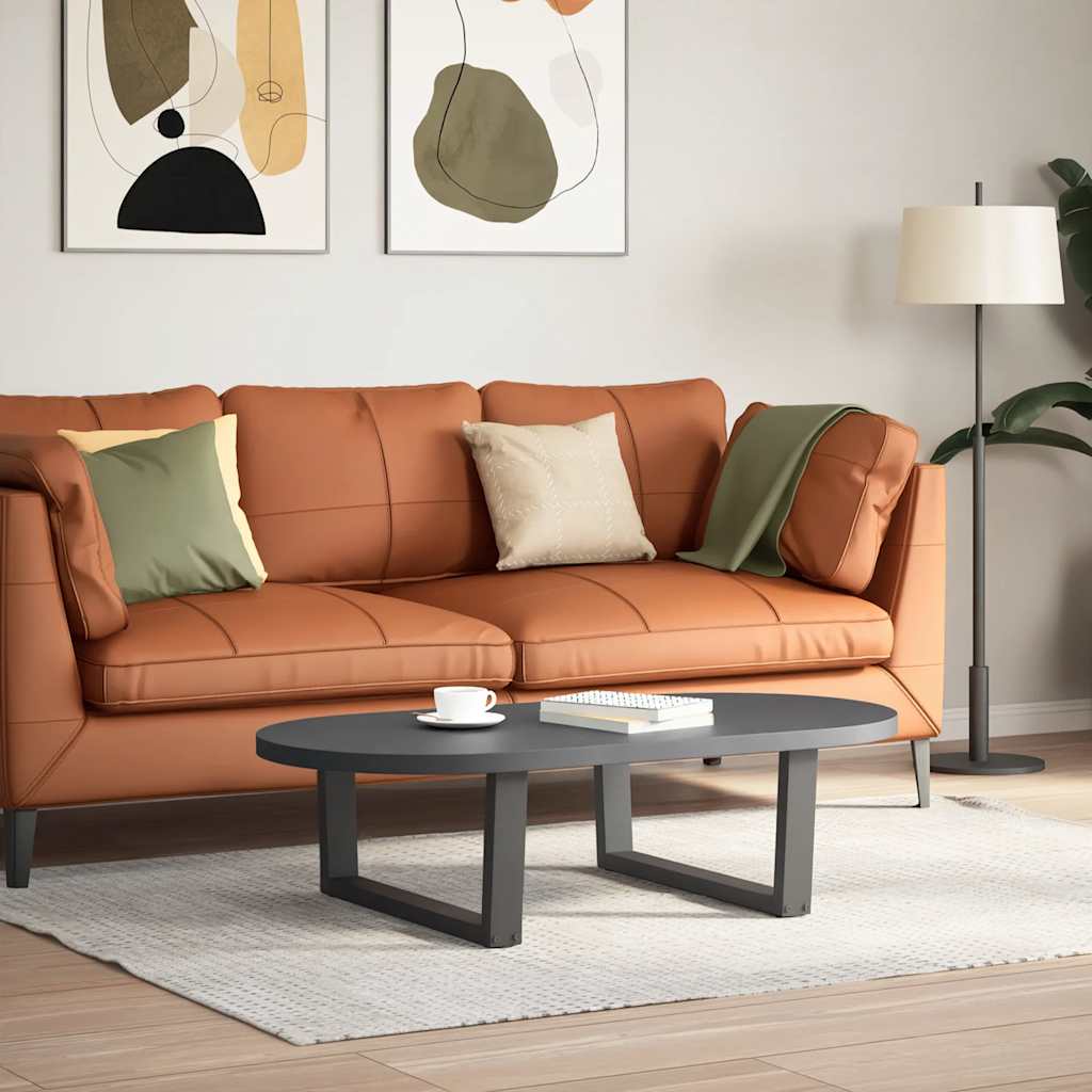Noge za klub stolić V-oblika 2 kom antracit 70 x (30-31,3) cm čelik