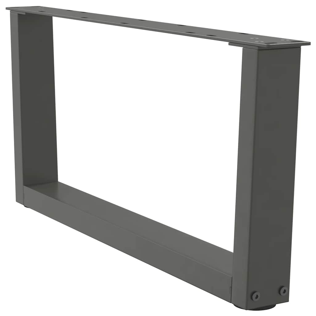 Noge za klub stolić V-oblika 2 kom antracit 70 x (30-31,3) cm čelik