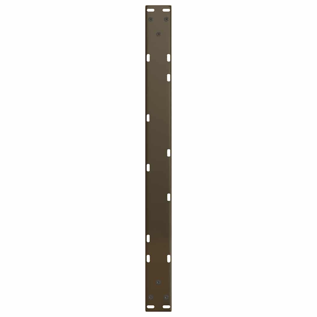 Noge za klub stolić V-oblik 2 kom Prirodni čelik 70 x (30-31,3) cm Čelik