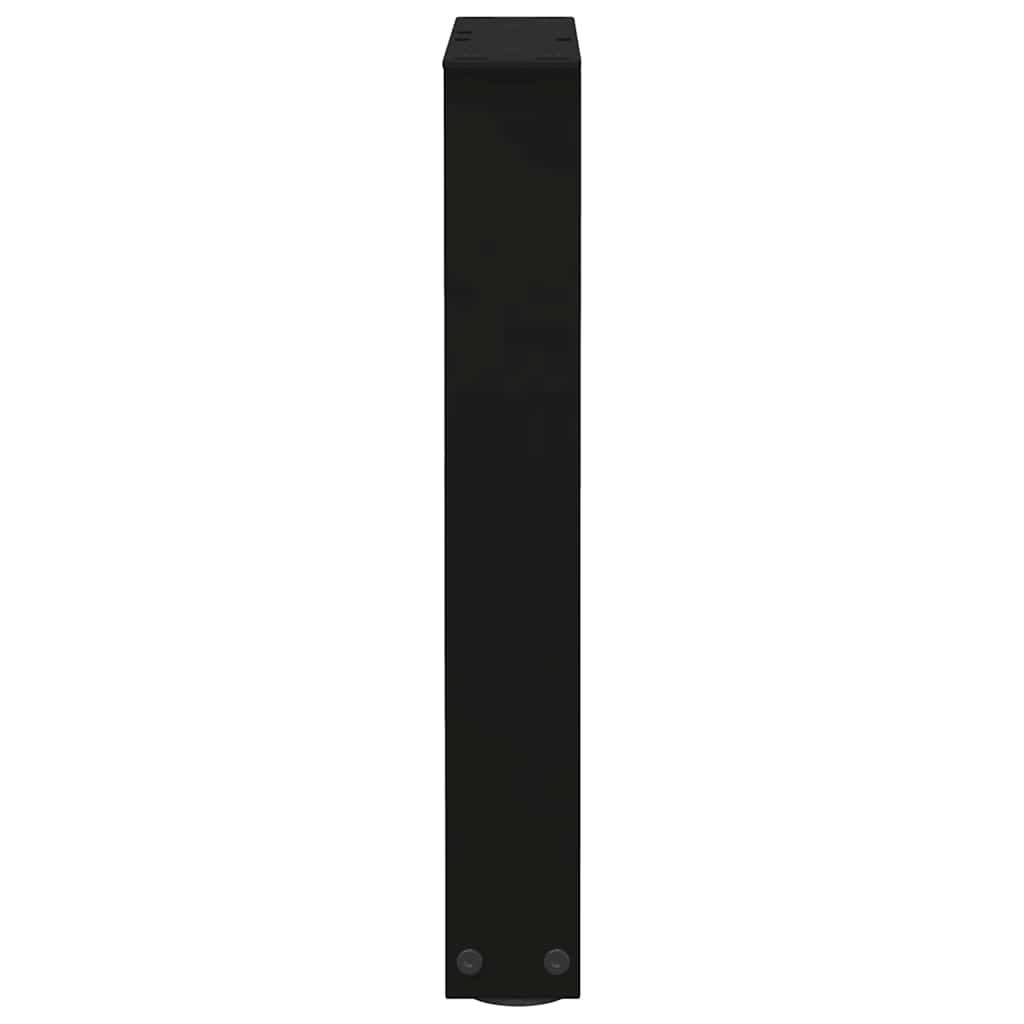 Noge za klub stolić V-oblika 2 kom Crne 38 x (42-43,3) cm Čelik