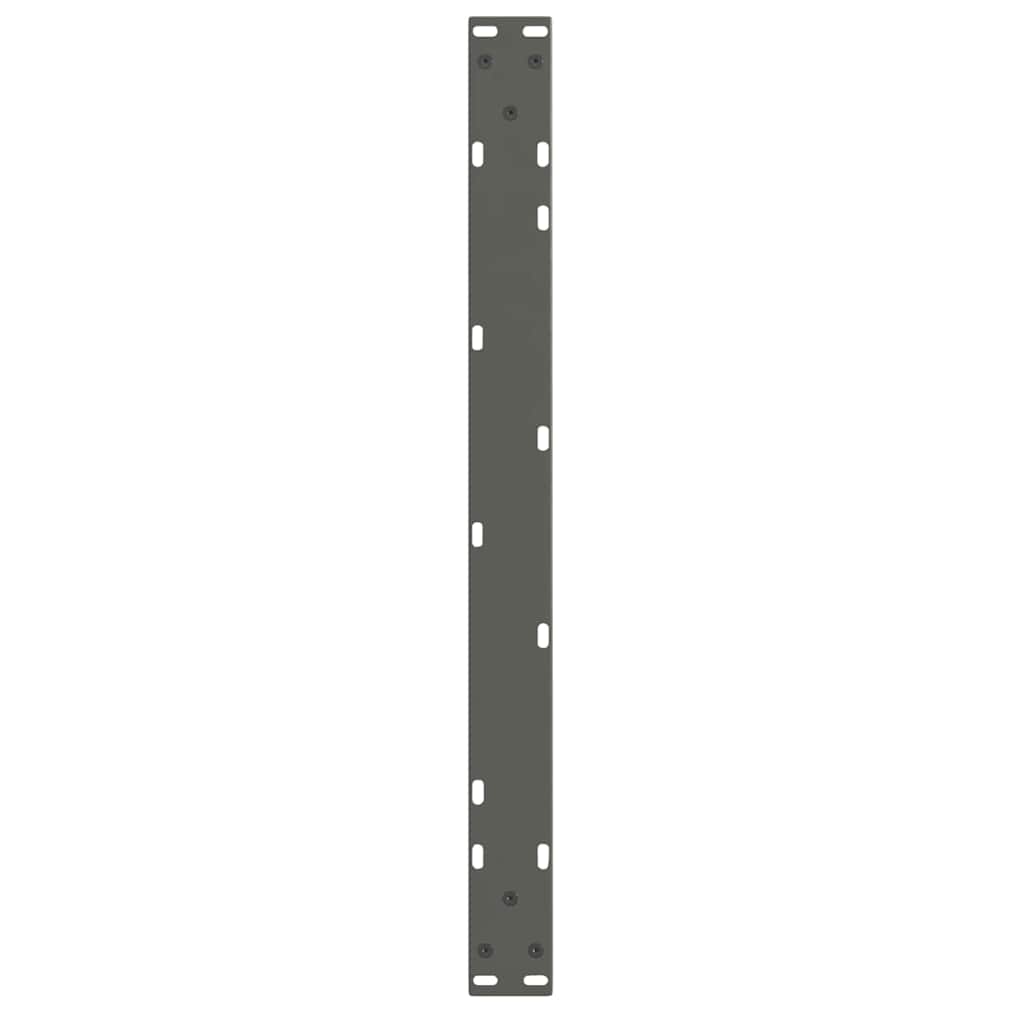 Noge za klub stolić V-oblika 2 kom antracit 70 x (42-43,3) cm čelik