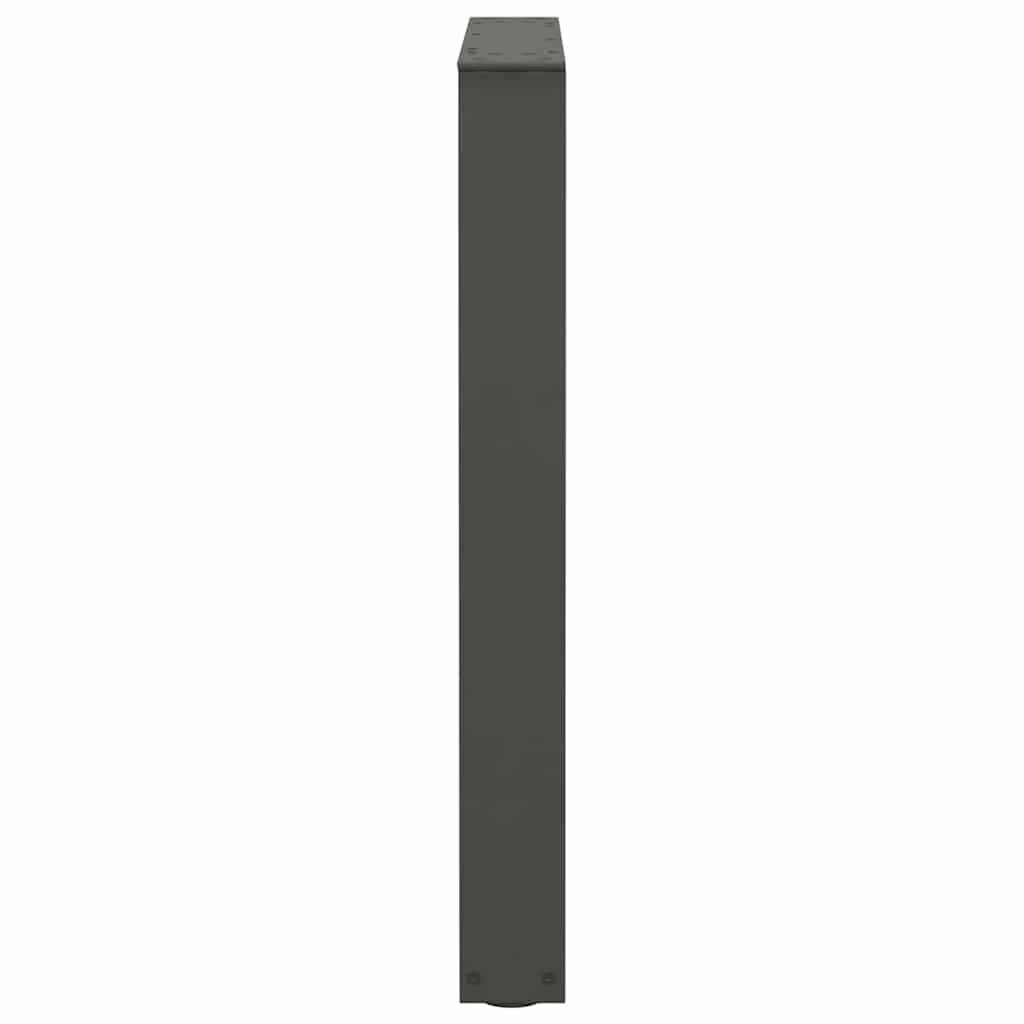 Noge za blagovaonski stol V-oblika 2 kom antracit 70 x (72-73,3) cm čelik