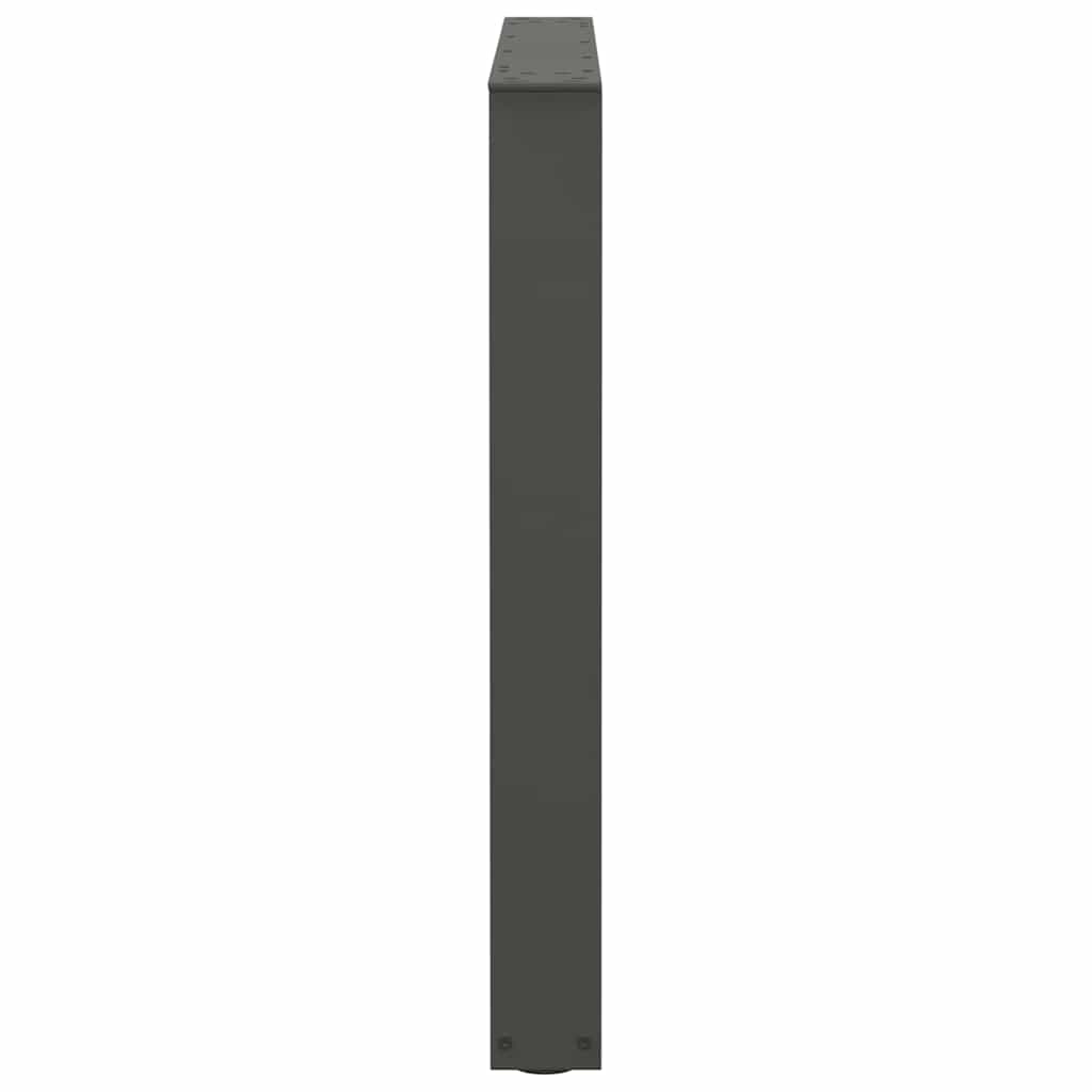 Noge za blagovaonski stol V-oblika 3 kom antracit 90 x (72-73,3) cm čelik