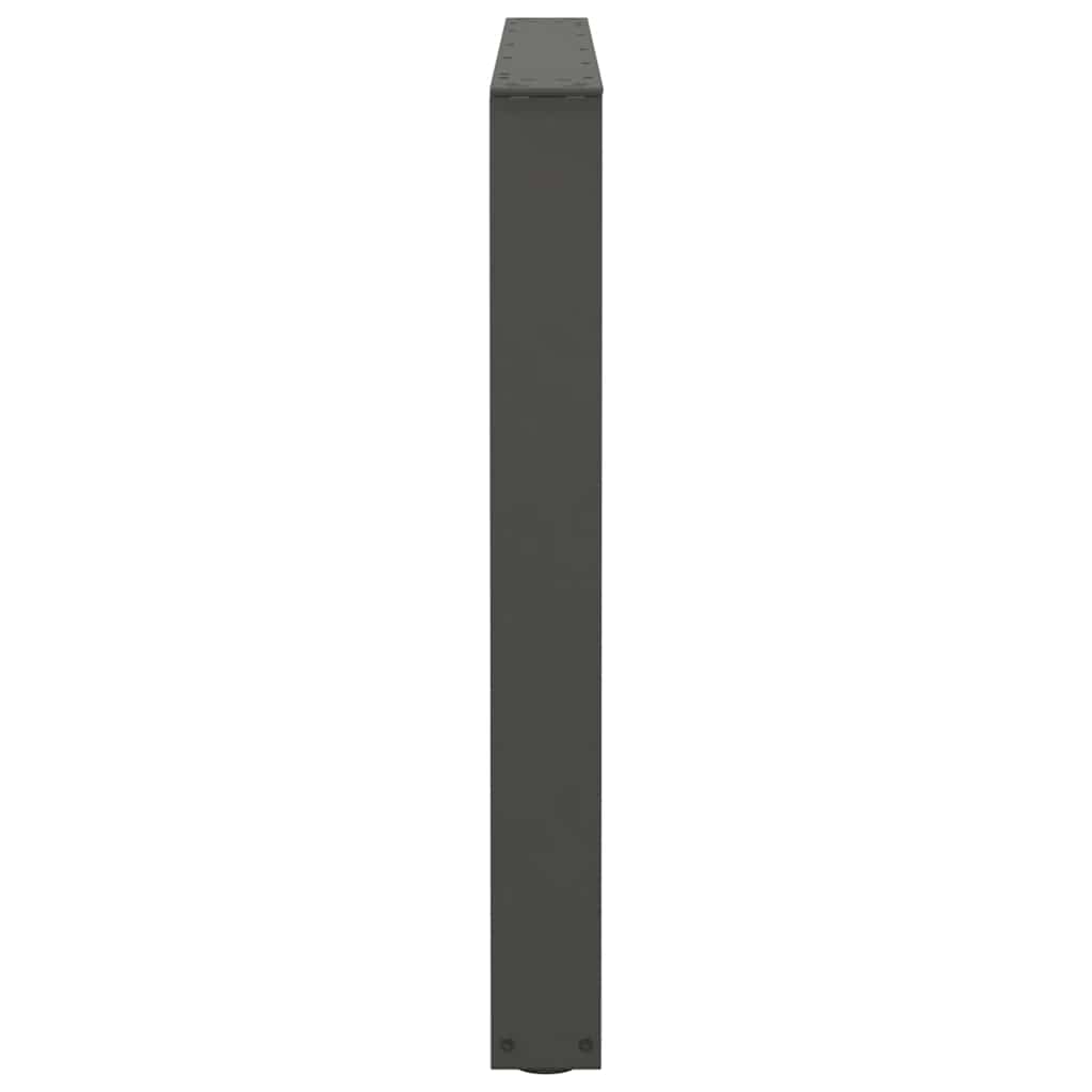Noge za blagovaonski stol V-oblik 3 kom antracit 100 x (72-73,3) cm čelik