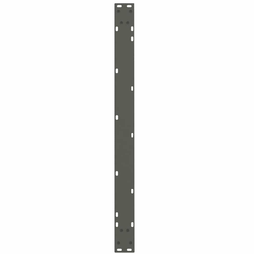 Noge za blagovaonski stol V-oblik 3 kom antracit 100 x (72-73,3) cm čelik