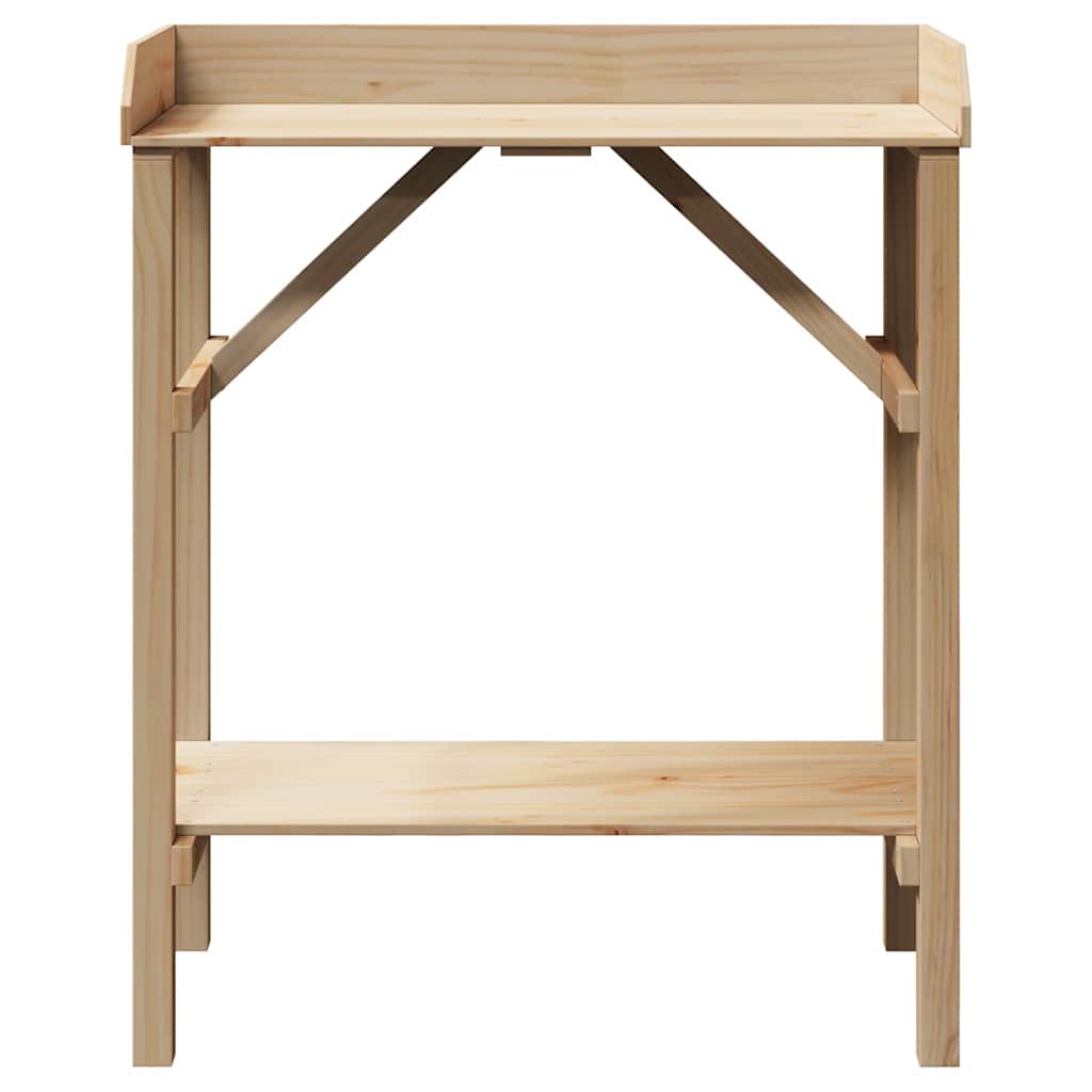 Stol za presađivanje s policom Prirodna 75 x 40 x 90 cm