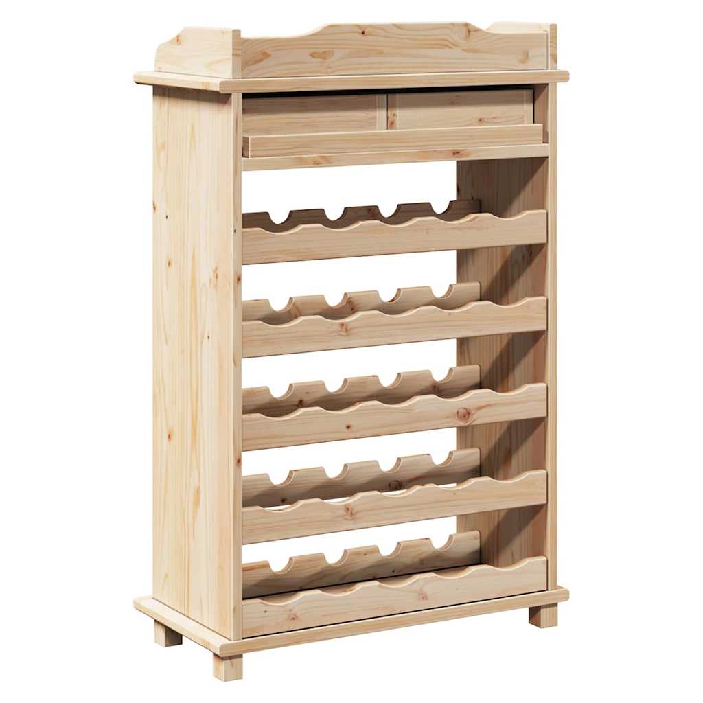 Stalak za vino Prirodna 58 x 28 x 90 cm Masivno drvo bora