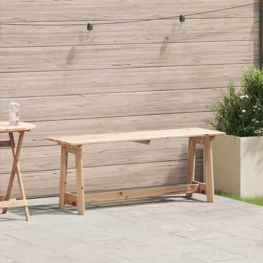 Vanjska klupa Prirodna 119 x 37 x 47 cm Masivno drvo bora
