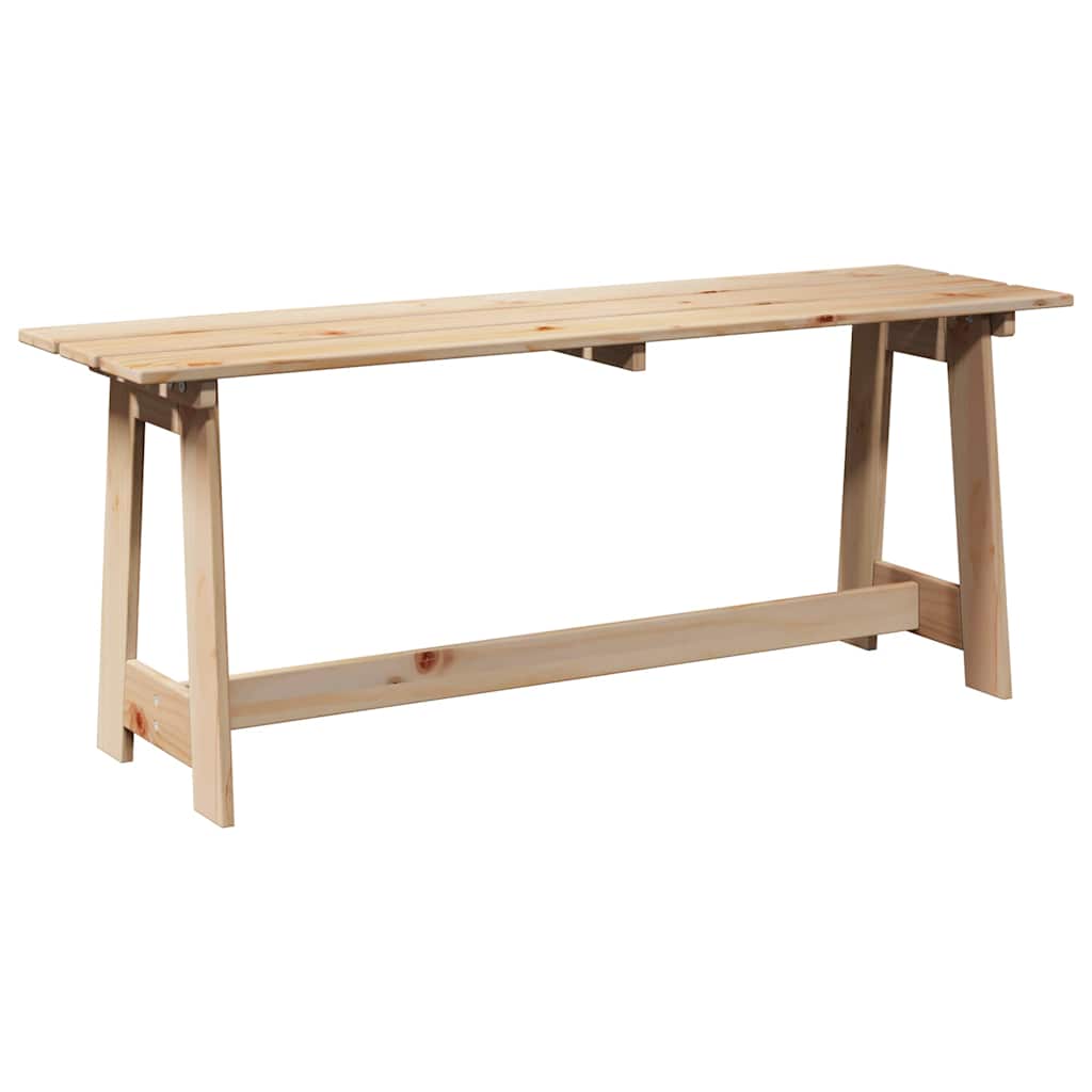Vanjska klupa Prirodna 119 x 37 x 47 cm Masivno drvo bora