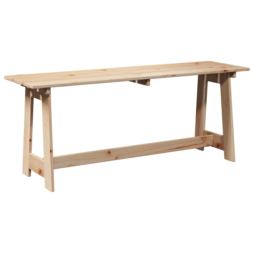 Vanjska klupa Prirodna 119 x 37 x 47 cm Masivno drvo bora