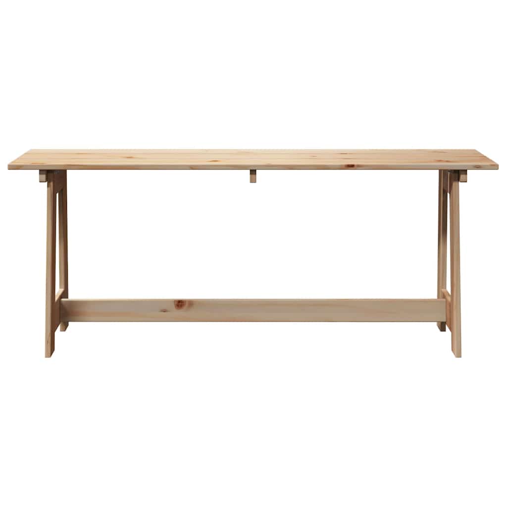 Vanjska klupa Prirodna 119 x 37 x 47 cm Masivno drvo bora