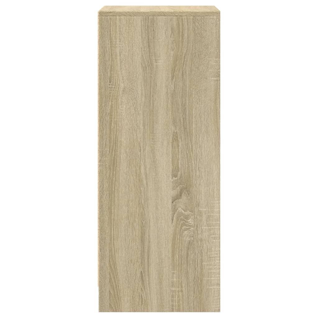 Komoda s LED boja hrasta sonome 42,5x34x85 cm konstruirano drvo