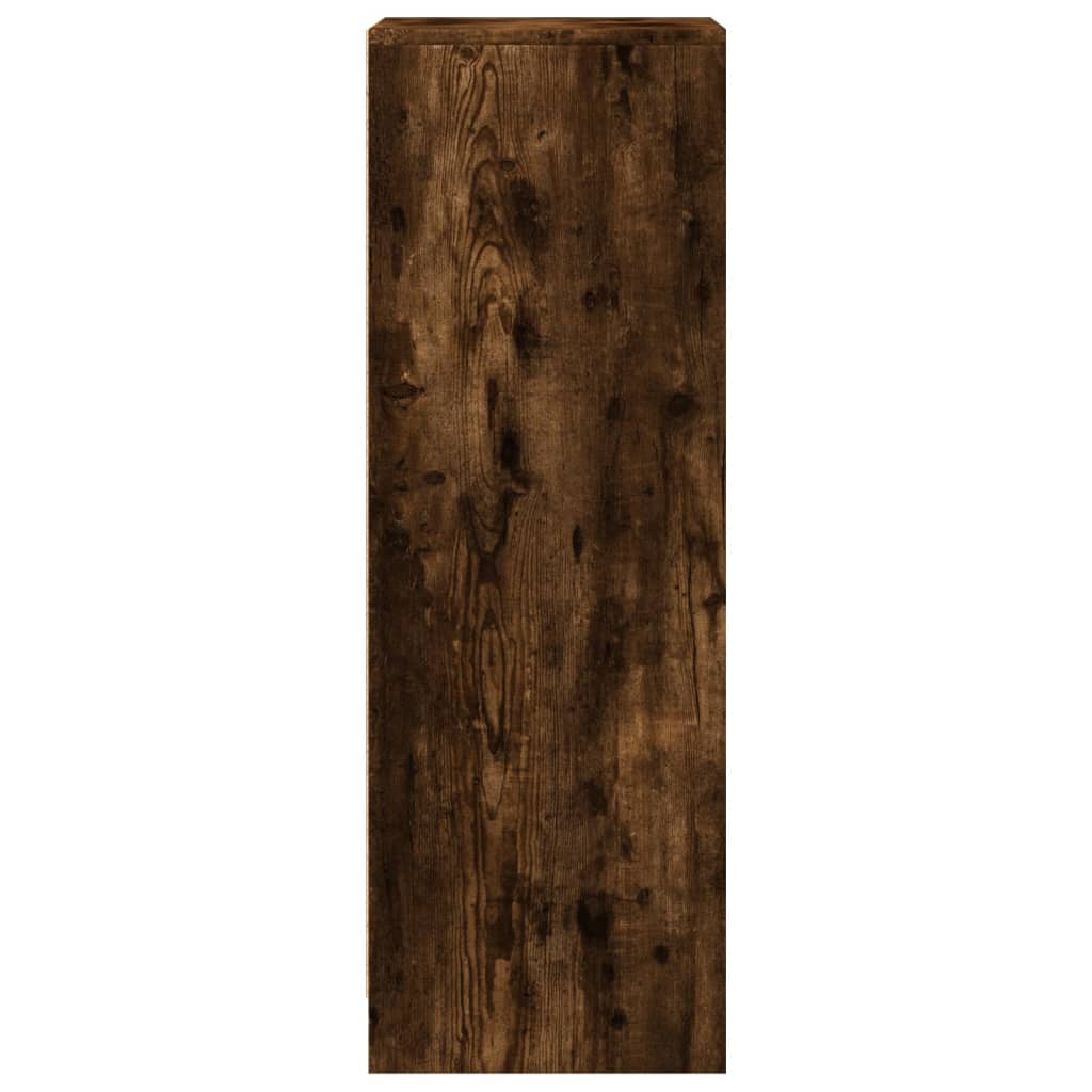 Komoda s LED svjetlima boja hrasta 42,5 x 34 x 100 cm drvena
