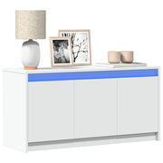TV ormarić LED bijeli 100 x 34 x 50 cm od konstruiranog drva