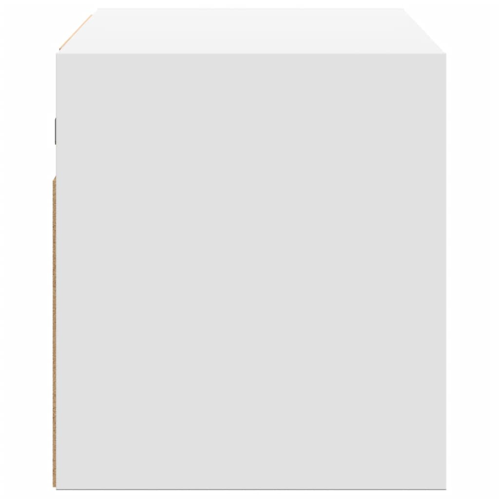 Zidni TV ormarić s LED svjetlima bijeli 100 x 31 x 35 cm