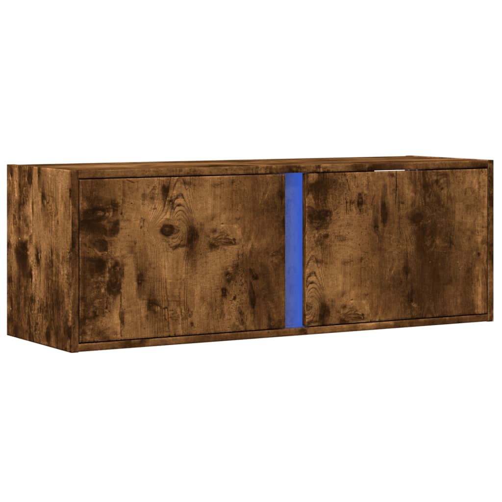 Zidni TV ormarić LED boja dimljenog hrasta 100 x 31 x 35 cm