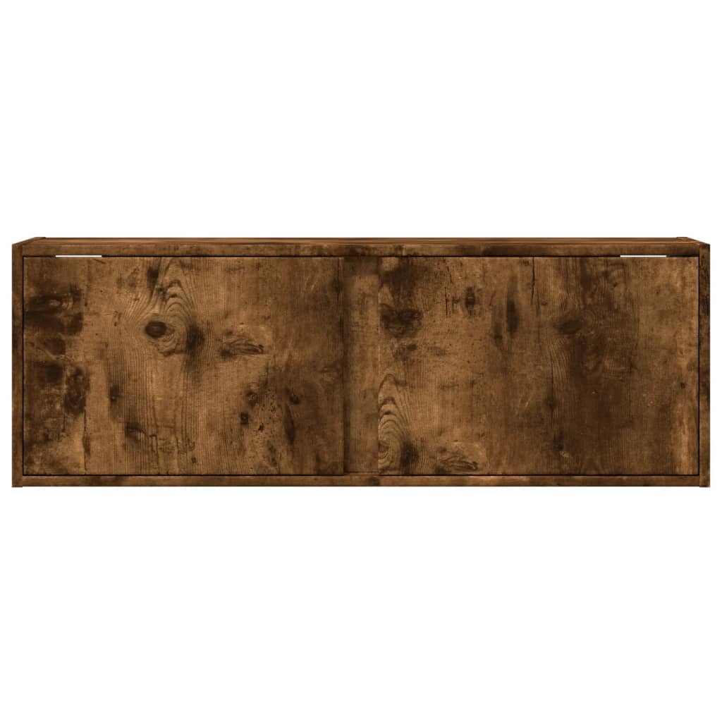 Zidni TV ormarić LED boja dimljenog hrasta 100 x 31 x 35 cm