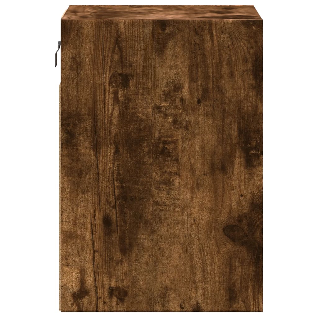 Zidni TV ormarić s LED svjetlima boja hrasta 41x31x45 cm