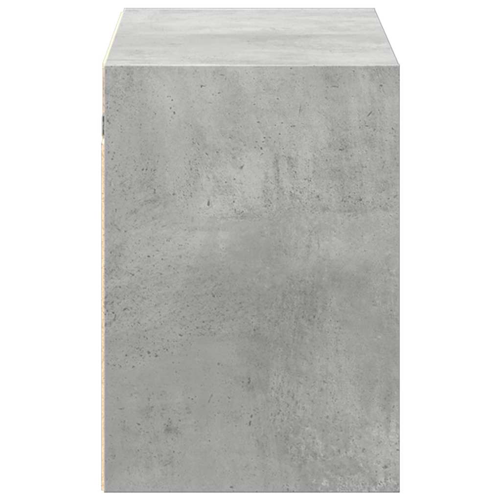 Zidni TV ormarić s LED svjetlima boja betona 100x31x45 cm