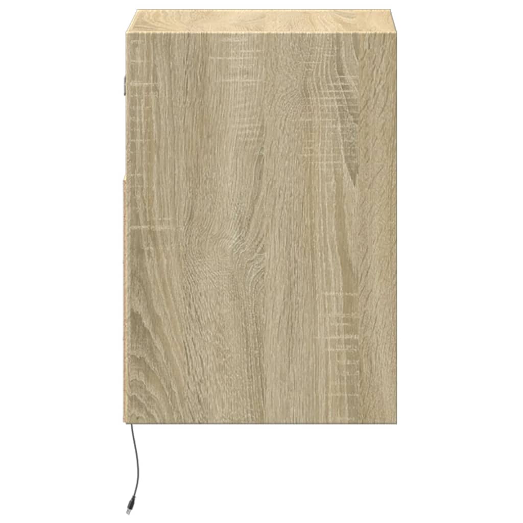 Zidni TV ormarići LED 2 kom boja hrasta sonome 41x31x45 cm