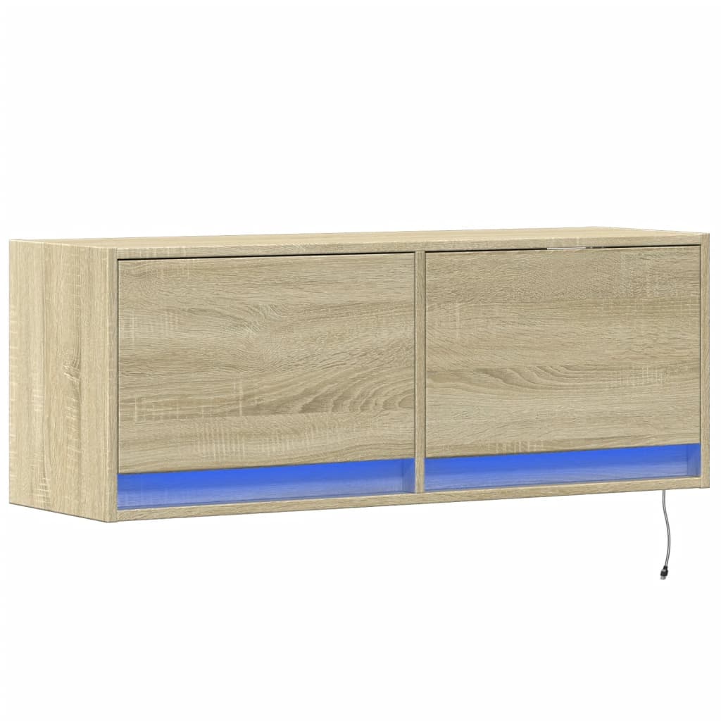 Zidni TV ormarić LED boja hrasta sonome 100 x 31 x 38 cm