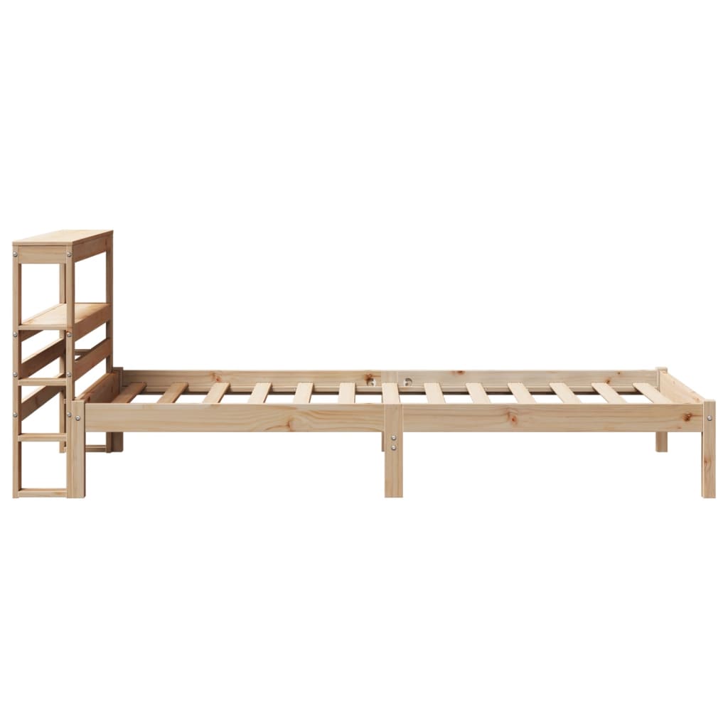 Okvir kreveta bez madraca 75 x 190 cm od masivne borovine