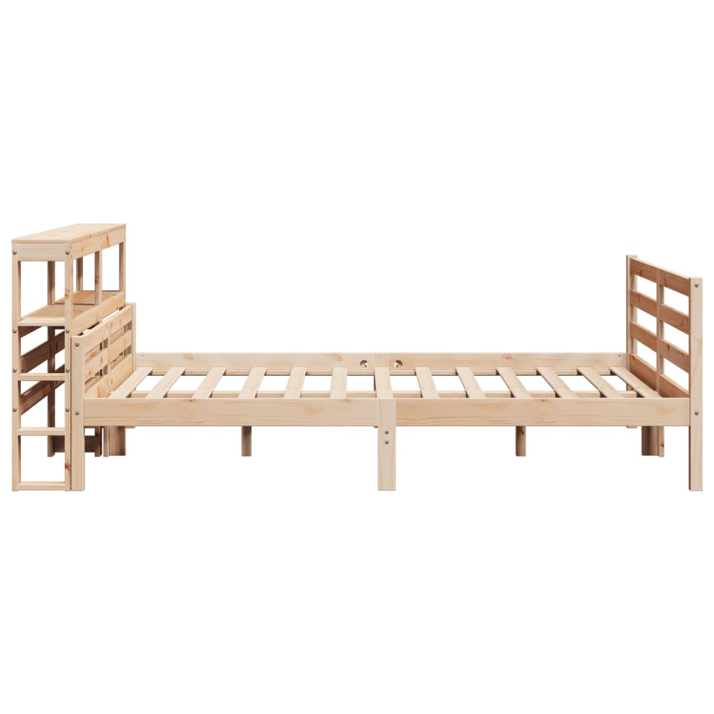 Okvir za krevet s uzglavljem 150 x 200 cm borovina