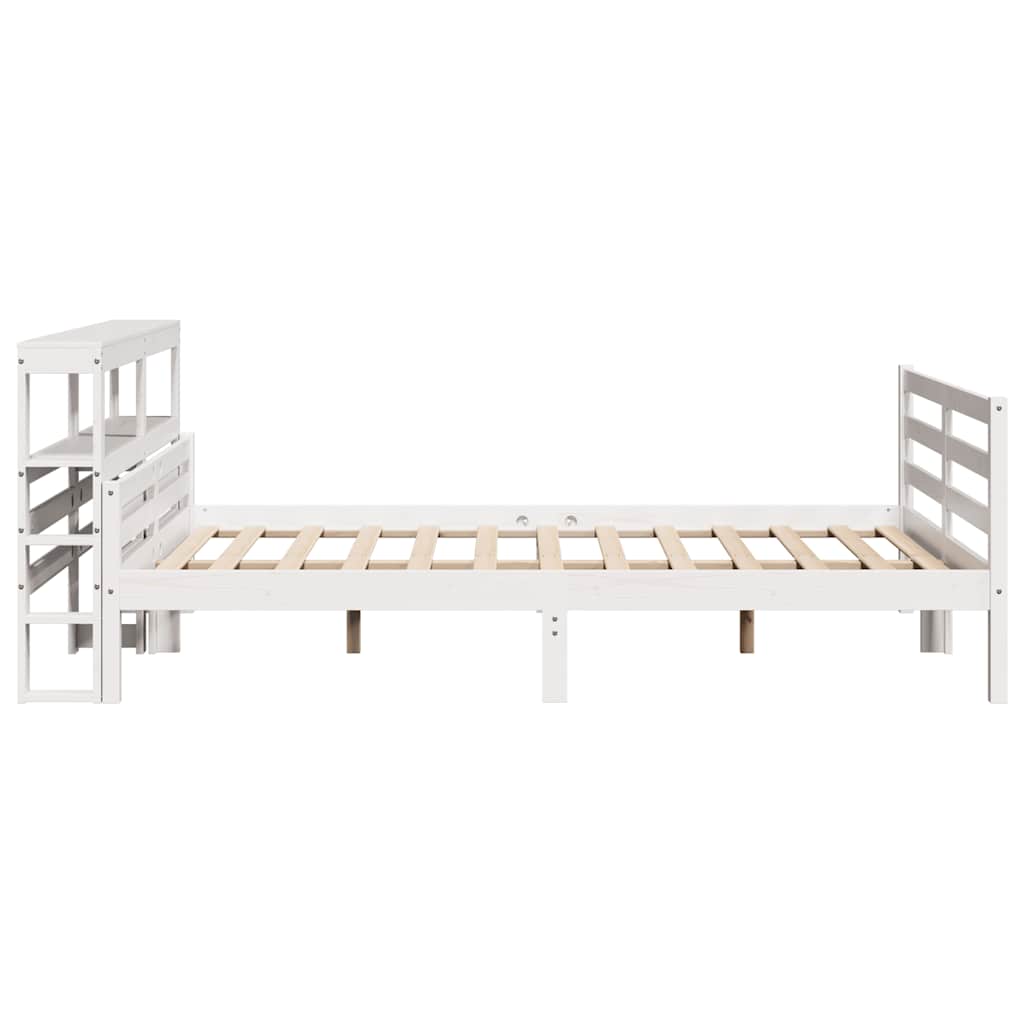 Okvir za krevet s uzglavljem 160 x 200 cm od masivne borovine